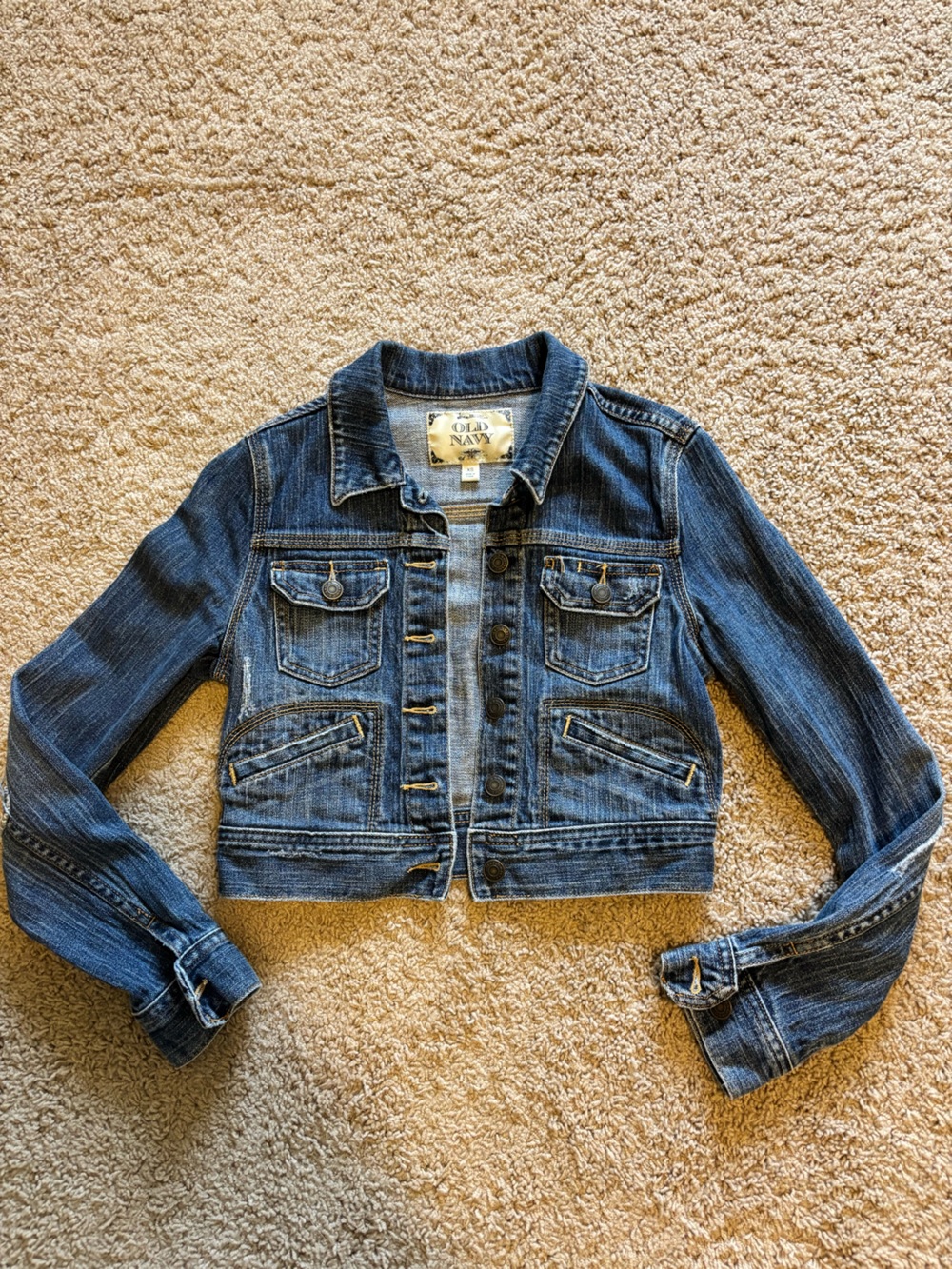 Old Navy Dark Blue Denim Jacket
